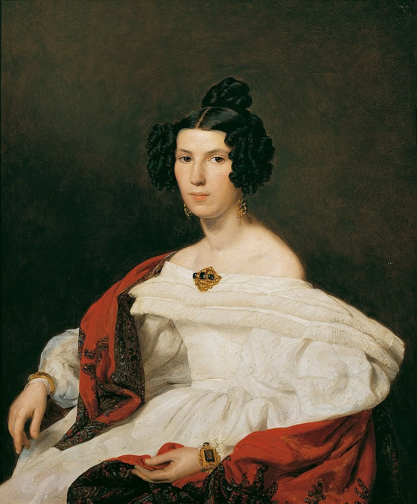 Ritratto della moglie del funzionario di corte Josef von Stadler - Österreichische Galerie Belvedere